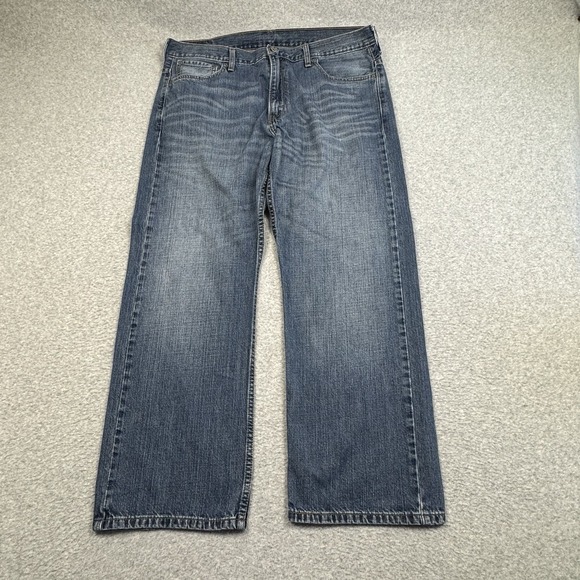 Levi's Other - Levis 569 Loose Straight Fit‎ Jeans Mens 36x30 (38x30) Cotton Denim Nice Fade